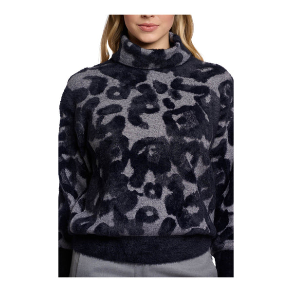 Maglioni Donna RINO & PELLE - Boxy turtleneck sweater - Grigio