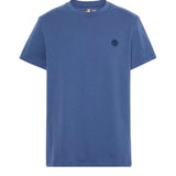T-shirt Uomo Timberland - DUNSTAN RIVER Short Sleeve Tee WHITE - Blu elettrico