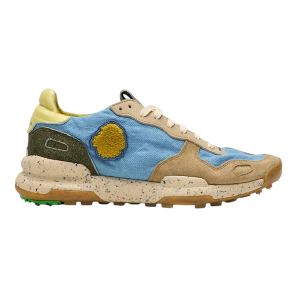 Sneaker Uomo Satorisan - Chacrona Linen - Azzurro