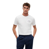 T-shirt Uomo Tommy Hilfiger - Script Stack Regular Tee - Bianco