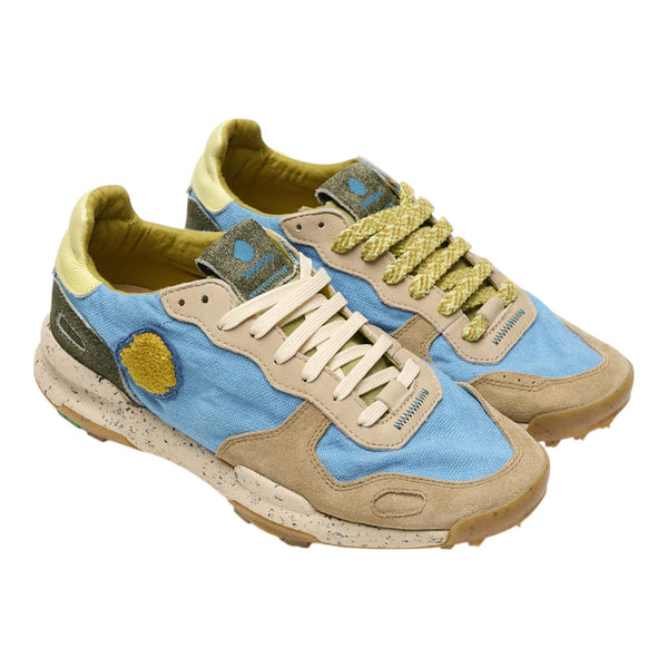 Sneaker Uomo Satorisan - Chacrona Linen - Azzurro