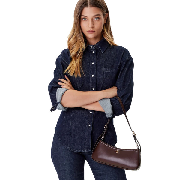 Borse a tracolla Donna Calvin Klein - Ck Small Shoulder Bag - Bordeaux