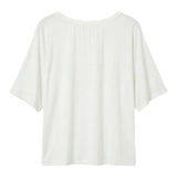 T-shirt Donna Surkana - T-shirt a maniche corte, maniche a palloncino - Bianco