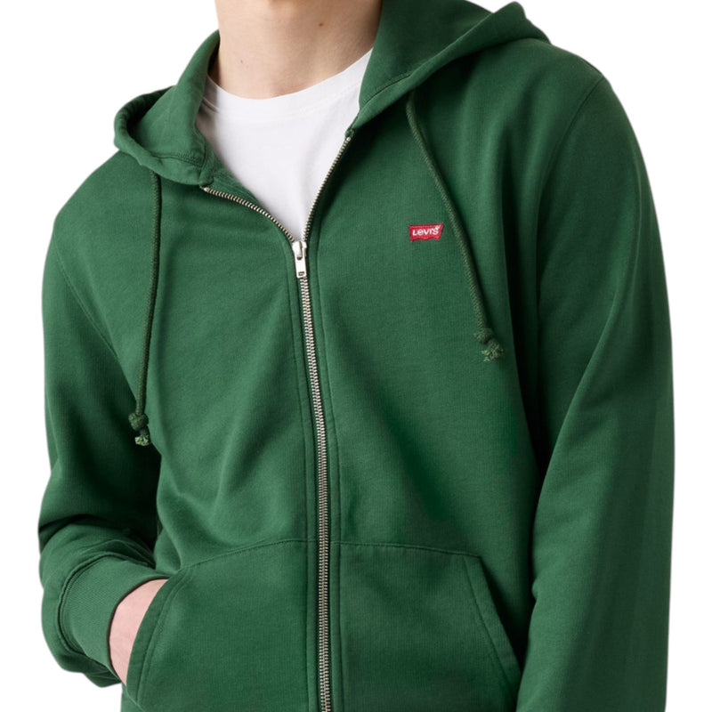 Felpe con cappuccio Uomo Levi's - The Original Hm Zip-Up Hoodie - Verde