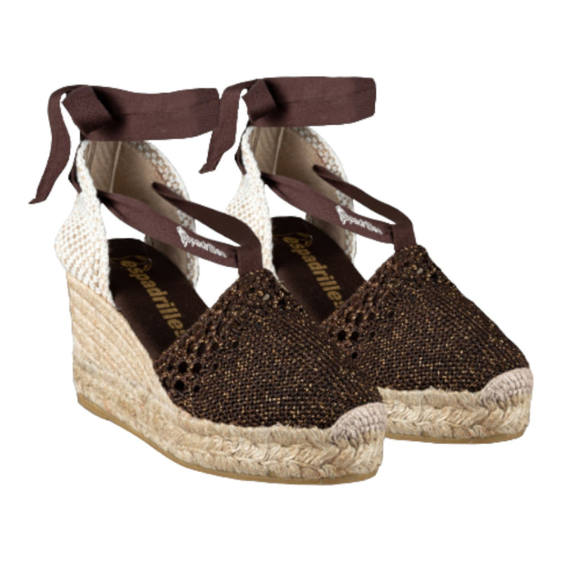 Sandali Donna Espadrilles - Valenciana Arte - Marrone