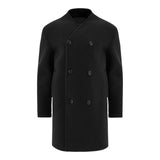 Cappotti Uomo MACRON CLUB HOUSE - Mch Fcf Karl Coat Blk - Nero