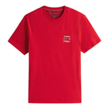 T-shirt Uomo Tommy Hilfiger - Hilfiger Stack Tee - Rosso