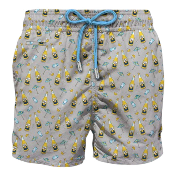 Pantaloncini e calzoncini Uomo Mc2 Saint Barth - Lighting Micro Fantasy Ultralight Swim Short - Grigio