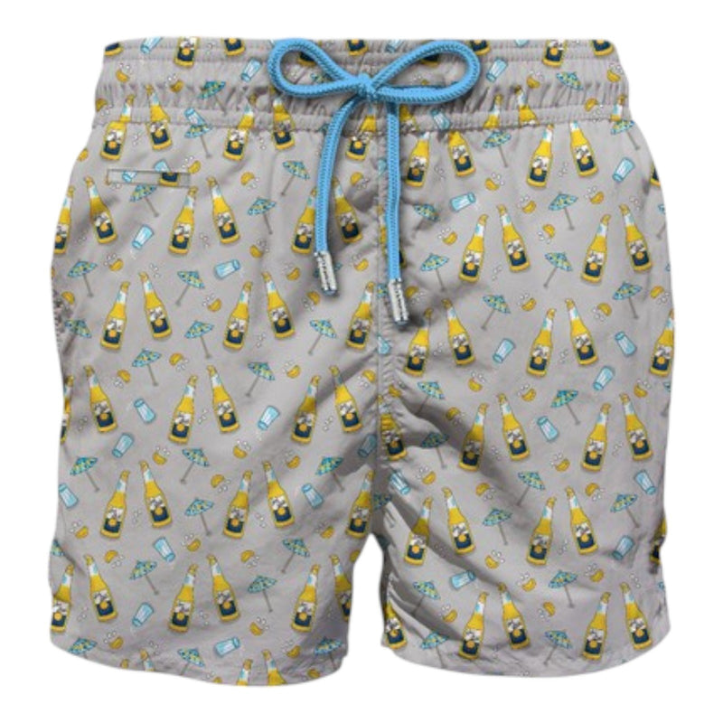 Pantaloncini e calzoncini Uomo Mc2 Saint Barth - Lighting Micro Fantasy Ultralight Swim Short - Grigio