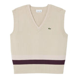 Maglie Ragazza Lacoste - Lcg Brushed Rib Sweater - Beige