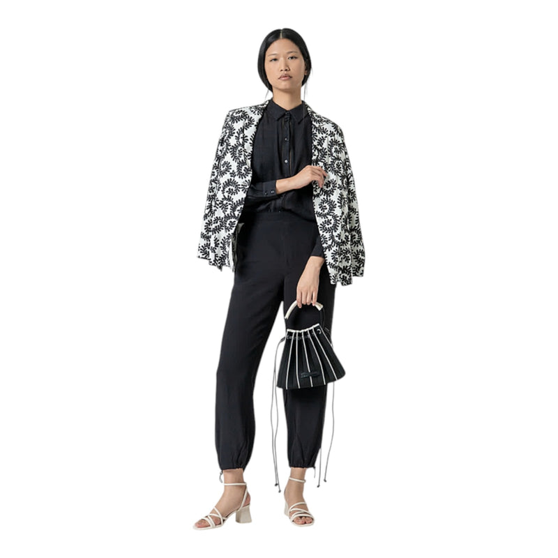 Pantaloni Donna Surkana - Pantalone jogger con stretto alla caviglia - Nero