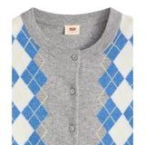 Cardigan Donna Levi's - Super Soft Crewneck - Grigio