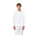 Camicie casual Uomo Alpha Studio - Camicia M/L Ice Cotton - Bianco