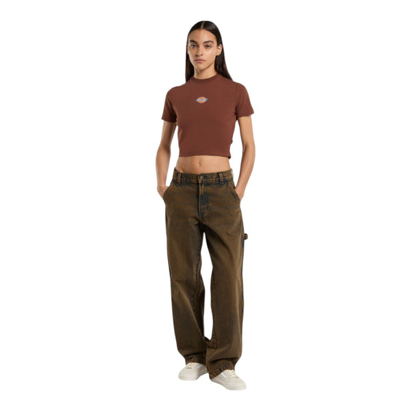 T-shirt Donna Dickies - Maple Valley Tee - Marrone