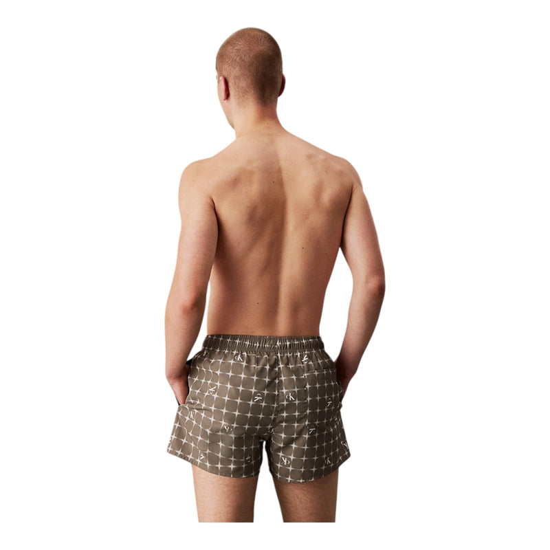Pantaloncini e calzoncini Uomo Calvin Klein - Short Drawstring-Print Monogram - Verde