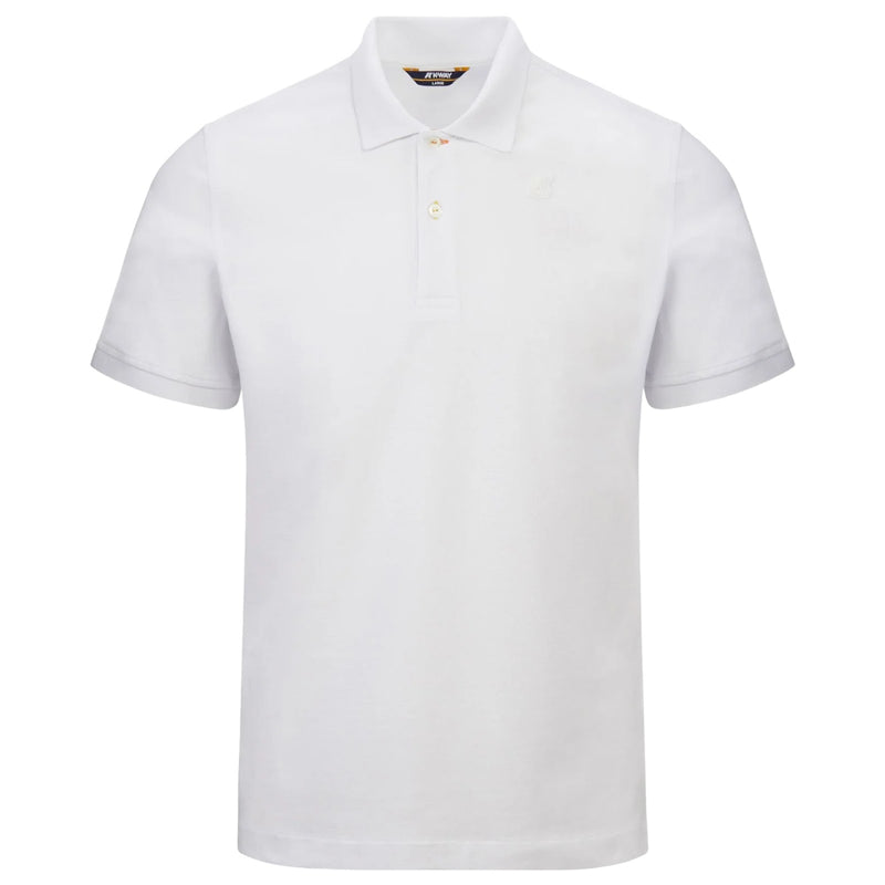 Polo Uomo K-Way - Polo Manica Corta Vinnie - Bianco