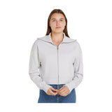 Felpe senza cappuccio Donna Calvin Klein - Diffused Monologo Zip-Through - Panna