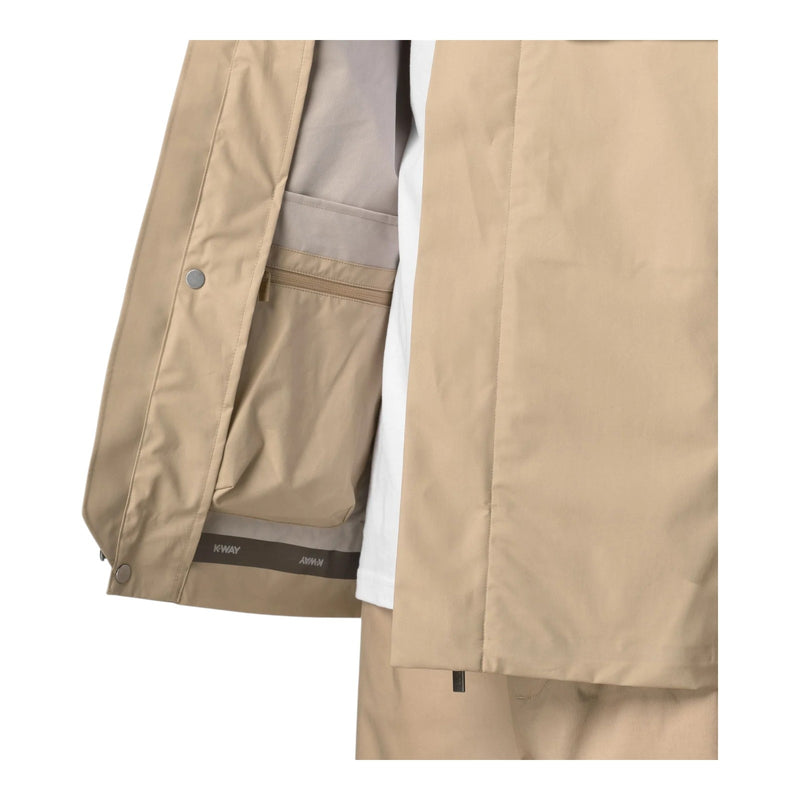 Giubbini Uomo K-Way - Orion 3L Poplin - Beige