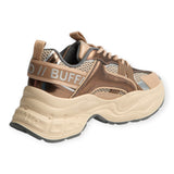 Sneaker Donna Buffalo - Yuno-Vegan Nappa-Mesh - Bronze