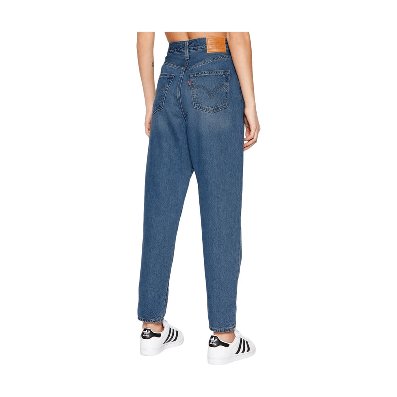 Jeans Donna Levi's - High Loose Taper Link In Bio - Blu