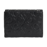 Portafogli Donna Calvin Klein - Ck Must Trifold Sm Emb - Nero