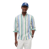 Camicie casual Uomo Tommy Hilfiger - Linen Blend Bold Stp Shirt - Multicolore