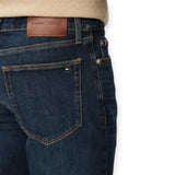 Pantaloni Uomo Tommy Hilfiger - Slim Straight Denton Tex Blue - Blu
