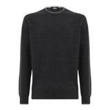 Maglioni Uomo Alpha Studio - Girocollo M/L Contrasti Basic Geelong - Grigio