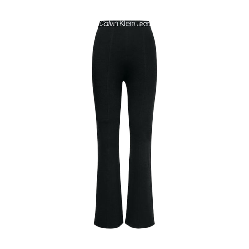 Leggings Donna Calvin Klein - Tape Milano Flare Legging - Nero