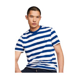 T-shirt Uomo Tommy Hilfiger - Slub Cotton Stripe Tee - Blu