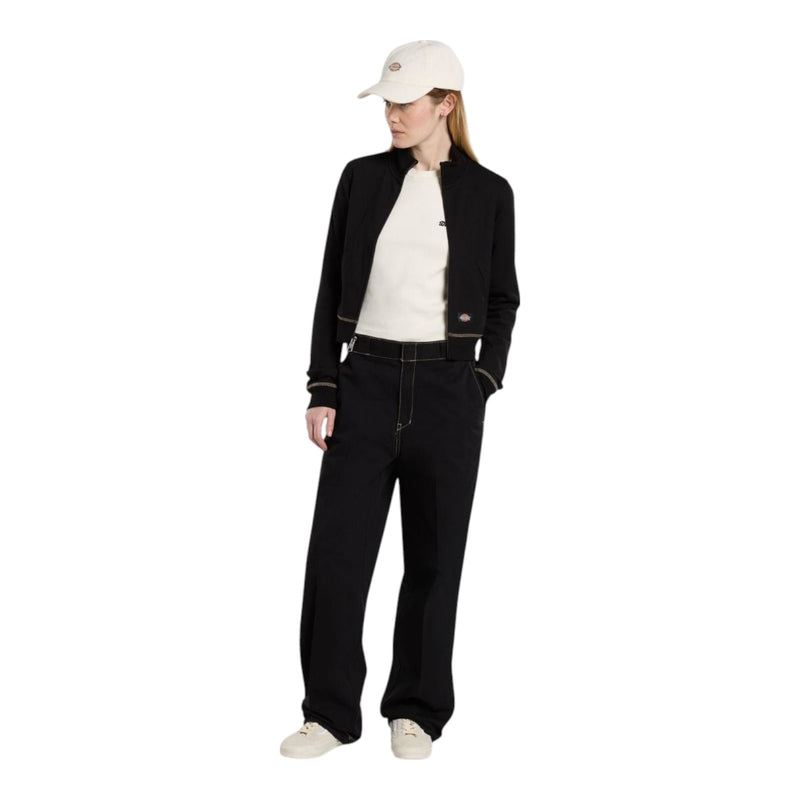 Cardigan Donna Dickies - Funnel Neckl Fz Cardigan W - Nero