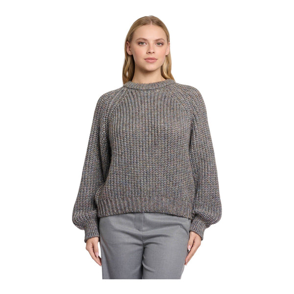 Maglioni Donna RINO & PELLE - Mixed knitted sweater - Grigio