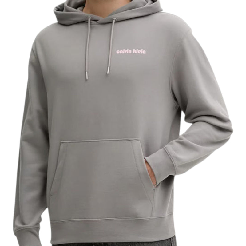 Felpe con cappuccio Uomo Calvin Klein - Ls 350Trry Clvn Bhs - Grigio