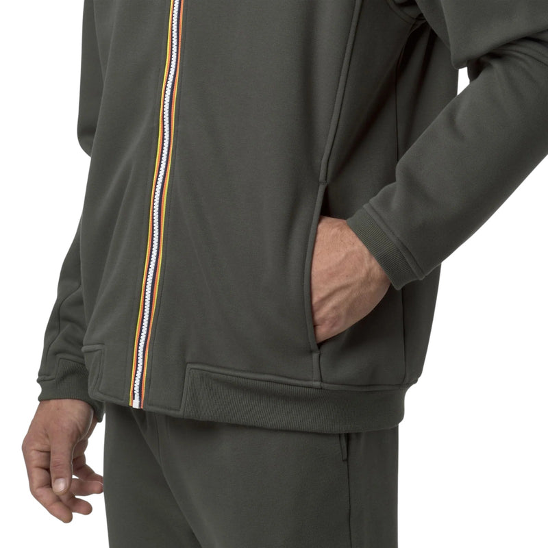 Felpe con cappuccio Uomo K-Way - Prosper Brushed Pc - Verde