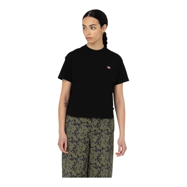 T-shirt Donna Dickies - Oakport Boxy Ss Tee - Nero