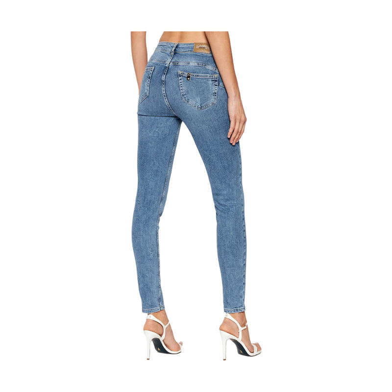 Jeans Donna Liu Jo - B.up Divine H.w. - Celeste