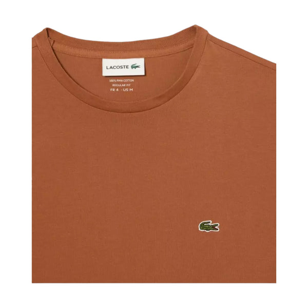 T-shirt Uomo Lacoste - T-Shirt 100% Pima Cotton - Marrone