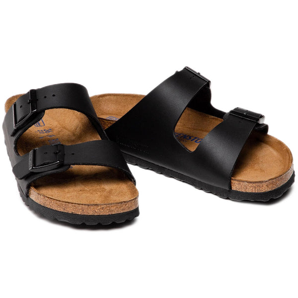 Sandali Unisex Birkenstock - Arizona SFB black, Birko Flor Calz.S - Nero