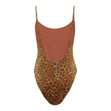 Costumi interi Donna Mc2 Saint Barth - Cecille P Round Neck One Piece Swimsuit With Thin - Marrone