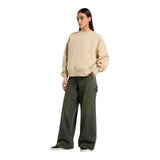 Jeans Donna Dickies - X Loose Denim Carpenter Pant W Green Tone Fade - Verde militare