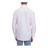 Camicie casual Uomo Calvin Klein - Linen Cotton Shirt - Bianco