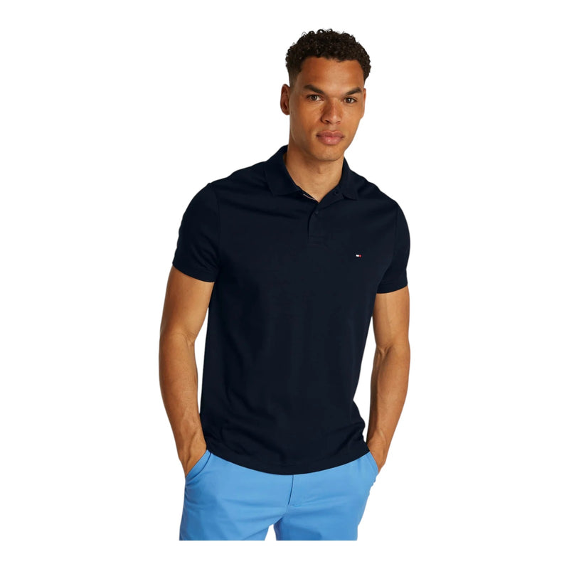 Polo Uomo Tommy Hilfiger - Interlock Placket Inter Reg Polo - Blu