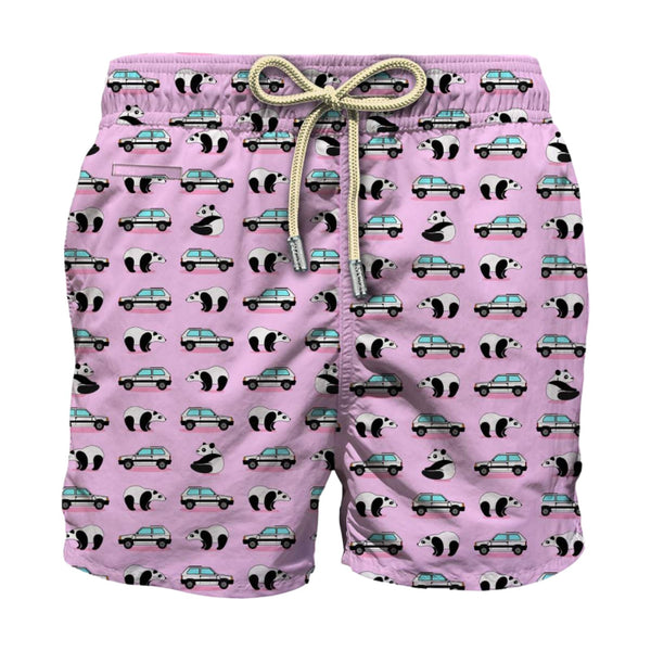 Pantaloncini e calzoncini Uomo Mc2 Saint Barth - Lighting Micro Fantasy Ultralight Swim Short - Rosa