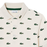 Polo Ragazzo Lacoste - Lcb Mini Icon Pique Polo - Panna