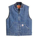Gilet Uomo Levi's - Sansome Vest Python Green - Blu