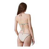 Coordinati Donna Twinset - Bikini (Triangolo Tendina+Tanga Lacci) - Beige