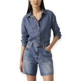 Pantaloncini Donna Levi's - High Baggy Short - Denim