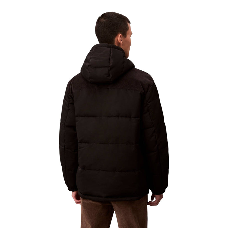 Giubbini Uomo Calvin Klein - Ls Corduroy Mixed Media Puffer J - Nero