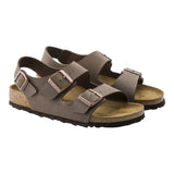 Sandali Uomo Birkenstock - Milano Birkibuc Calz.s - Marrone