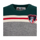 Maglioni Uomo Mc2 Saint Barth - Heron Ski Crewneck Sweater - Multicolore